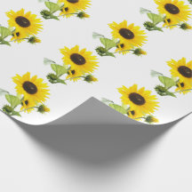Papier d'emballage de tournesol