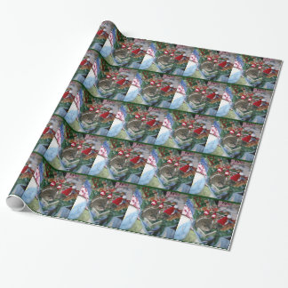 Cadeau Papier d'emballage de vacances de Groundhog