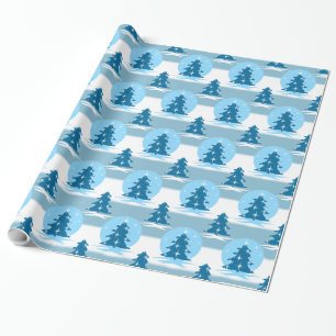 Cadeau Papier d'emballage de vacances Papier d'emballage