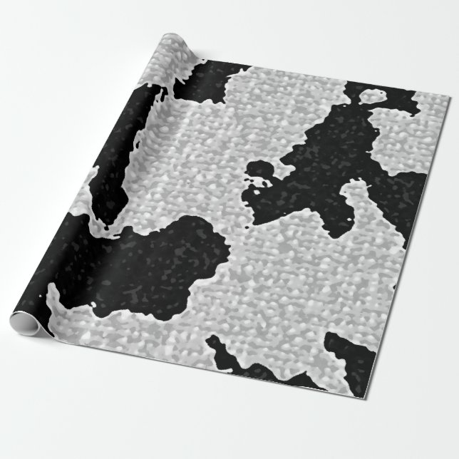 Cadeau Papier d'emballage de vache à MOO (Déroulé)