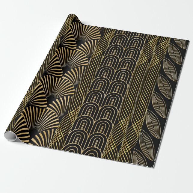 Cadeau Papier d'emballage décoratif (Déroulé)