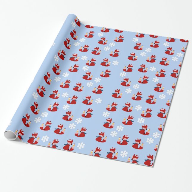 Cadeau Papier d'emballage décoratif de Noël Oranament (Déroulé)