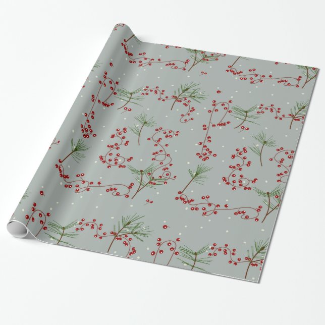 Cadeau Papier d'emballage décoratif de Noël Oranament (Déroulé)