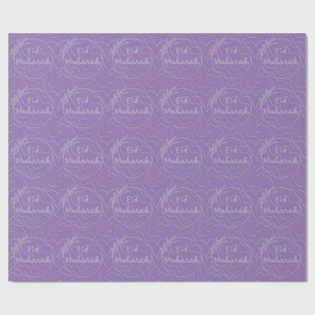 Cadeau Papier d'emballage d'Eid (Plat)