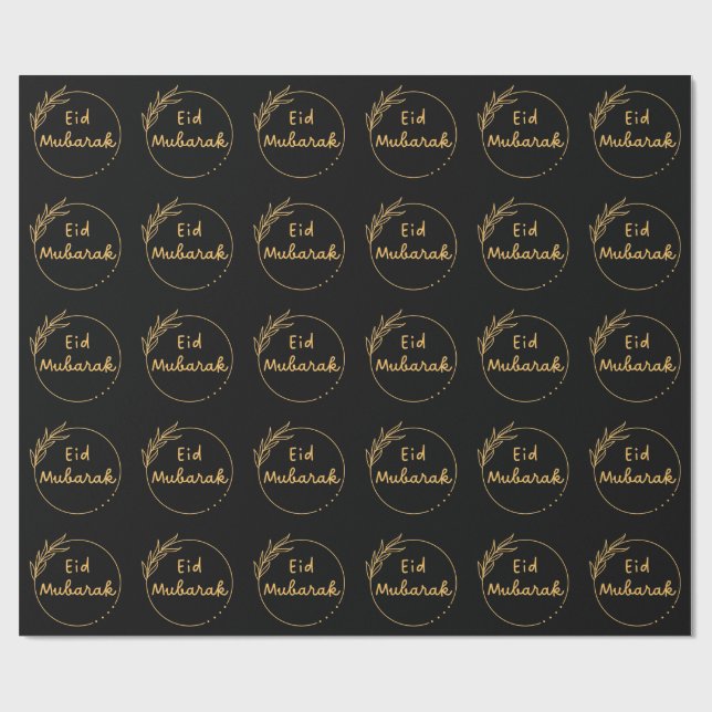 Cadeau Papier d'emballage d'Eid (Plat)