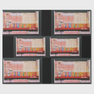 Cadeau Papier d'emballage des livres d'Anime