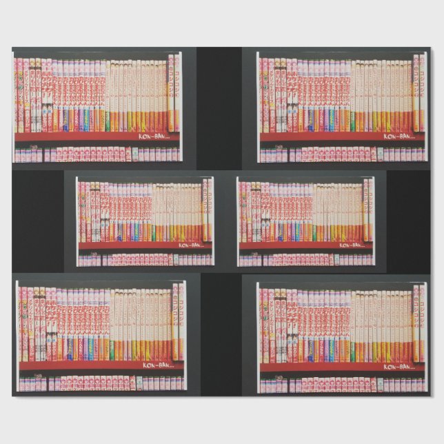 Cadeau Papier d'emballage des livres d'Anime (Plat)