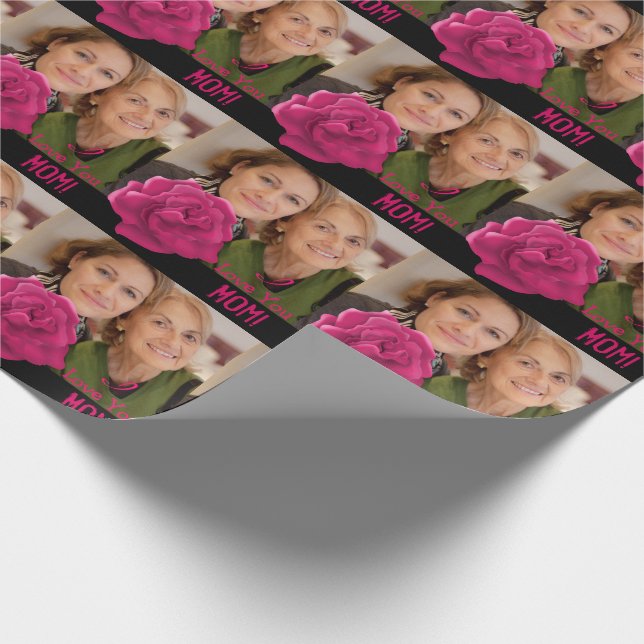 Cadeau Papier d'emballage des textes de photo de (Coin)