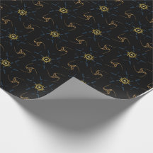 Papier d'emballage design abstrait