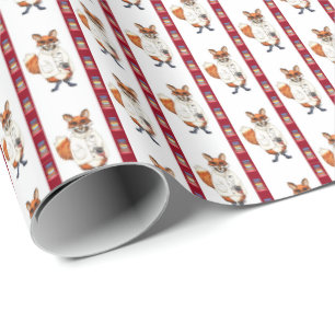 Cadeau Papier d'emballage Doctor Fox
