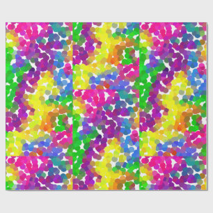 Cadeau Papier d'emballage Doodle Blob