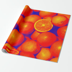 Cadeau Papier d'emballage d'oranges