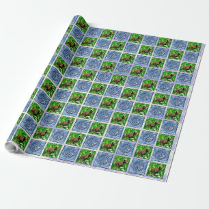 Cadeau Papier d'emballage d'ours de paix