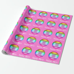 Cadeau Papier d'emballage du base-ball mignon superbe