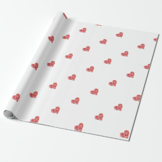 Cadeau Papier d'emballage du coeur