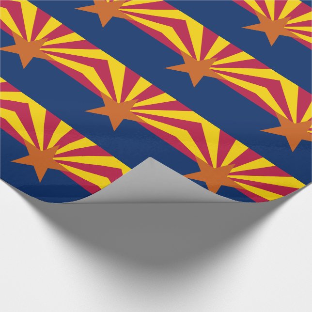 Cadeau Papier d'emballage du drapeau de l'Arizona (Coin)