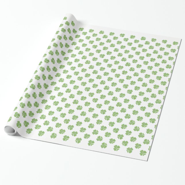 Cadeau Papier d'emballage du jour de St Patrick celtique (Déroulé)