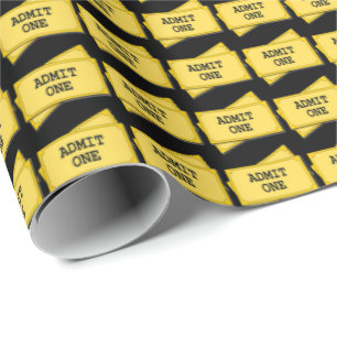 Cadeau Papier d'emballage du motif de série de films à th