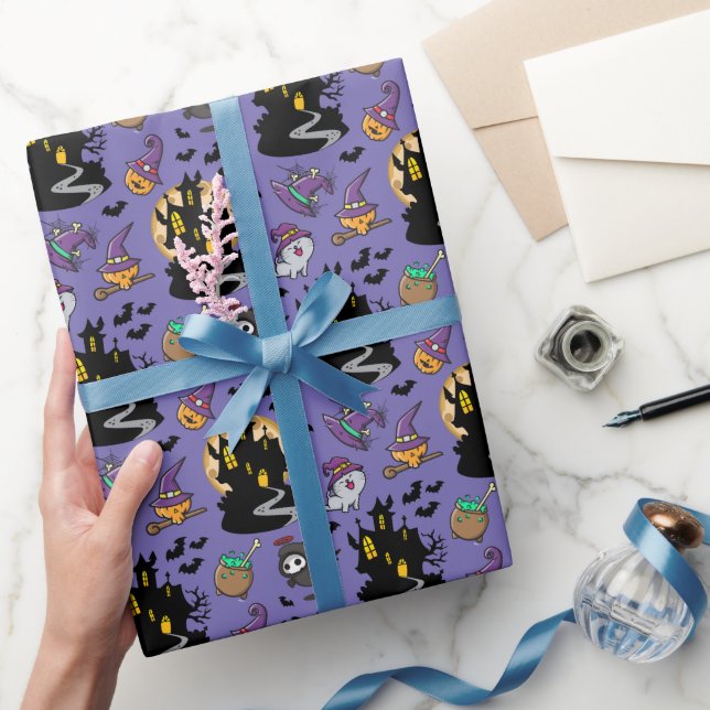 Cadeau Papier d'emballage éffrayant à halloween (Cadeaux)