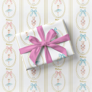 Cadeau Papier d'emballage élégant Ballerina Casse-Noisett
