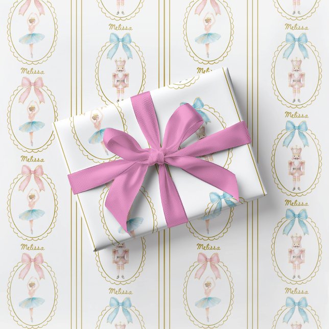 Cadeau Papier d'emballage élégant Ballerina Casse-Noisett (Créateur téléchargé)