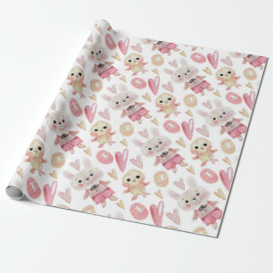 Cadeau Papier d'emballage élégant du motif   de Pâques