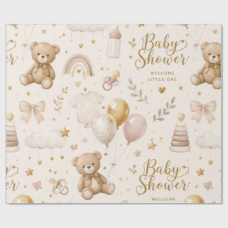 Cadeau Papier d'emballage élégant pour Baby Shower