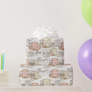 Cadeau Papier d'emballage élégant pour thé à la russe