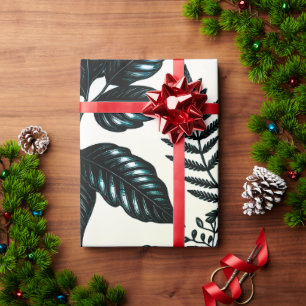 Cadeau Papier d'emballage Emerald Leaf