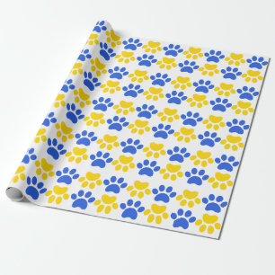 Cadeau Papier d'emballage empreinte de patte Lansing Bobc