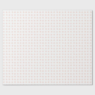 Cadeau Papier d'emballage Empreintes de Patte de Rose Min