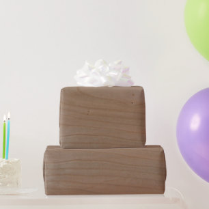 Cadeau Papier d'emballage en bois de cerisier