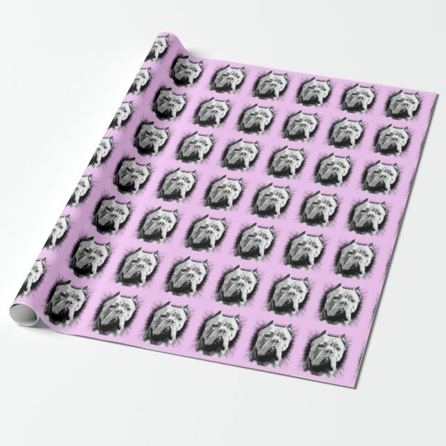Cadeau Papier d'emballage en corso de canne (Déroulé)