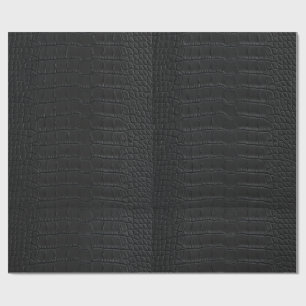 Cadeau Papier d'emballage en cuir de crocodile