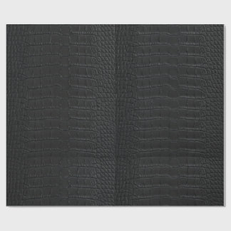 Cadeau Papier d'emballage en cuir de crocodile