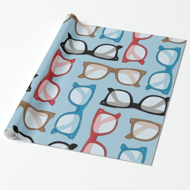 Cadeau papier d'emballage en verre (Déroulé)