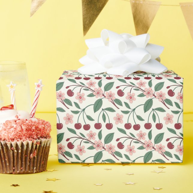 Cadeau Papier d'emballage estival (Fête d'anniversaire)