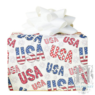 Cadeau Papier d'emballage États-Unis