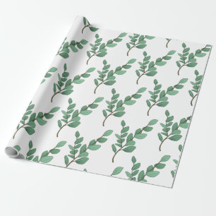 Cadeau Papier d'emballage Eucalyptus
