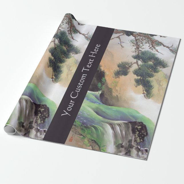 Cadeau Papier d'emballage fait sur commande d'art (Déroulé)