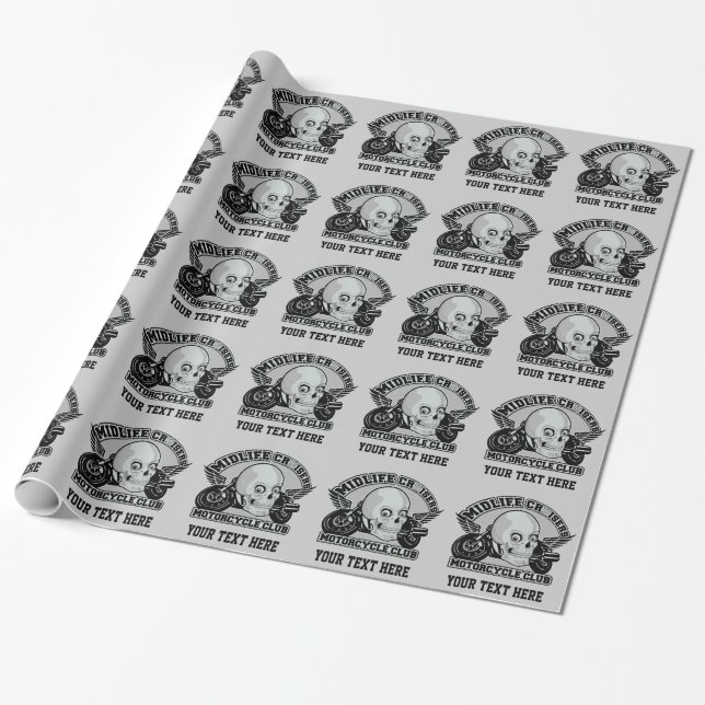 Cadeau Papier d'emballage fait sur commande de MC de (Déroulé)