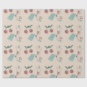 Cadeau Papier d'emballage fantaisiste pour cocktail