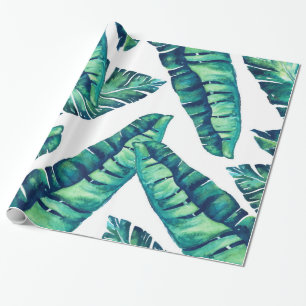 Cadeau Papier d'emballage fascinant tropical 30x6