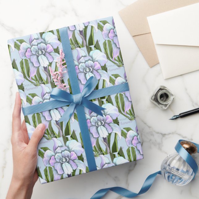 Cadeau Papier d'emballage fleur Smeraldo (Cadeaux)