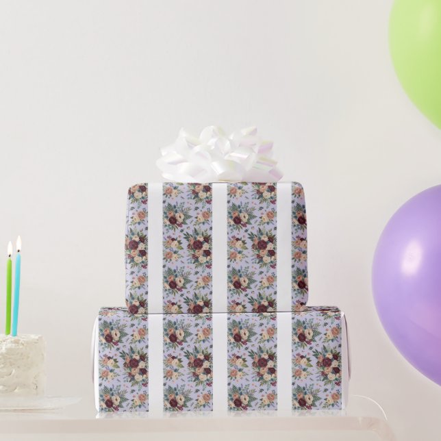 Cadeau Papier d'emballage floral (Cadeaux de fête)