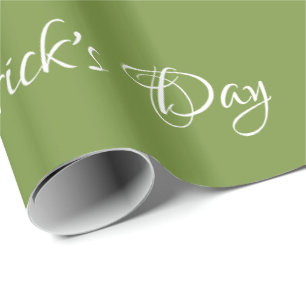 Cadeau Papier d'emballage floral de la Saint-Patrick