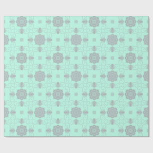Cadeau Papier d'emballage floral élégant Flora Royale
