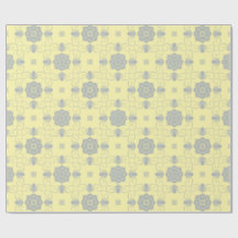 Papier d'emballage floral élégant Flora Royale