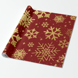 Cadeau Papier d'emballage Garnet Goldflakes