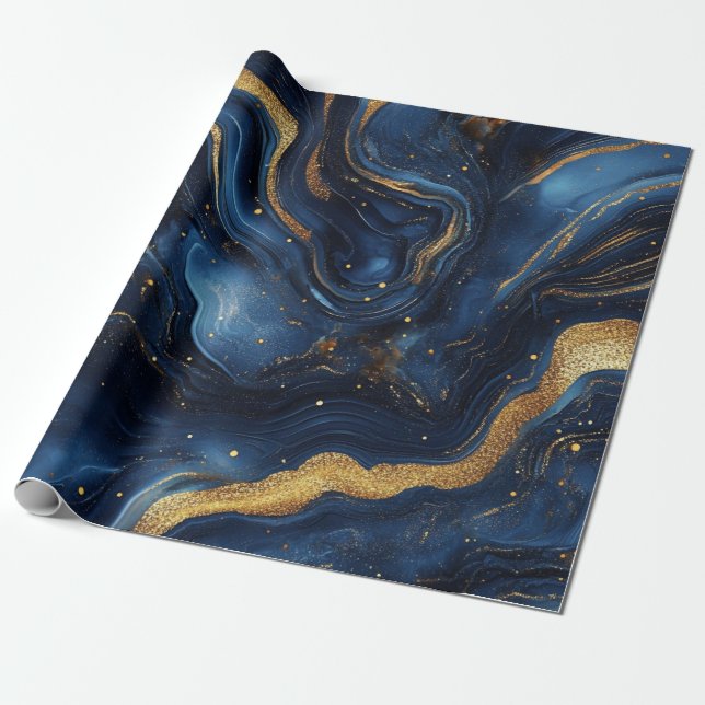 Cadeau Papier d'emballage géode (Déroulé)
